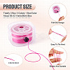 3 Boxes 3 Colors Flat Elastic Crystal String EW-TA0001-12A-3