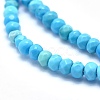 Dyed & Heated Natural Magnesite Beads Strands G-G768-03-2