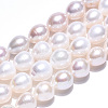 Natural Cultured Freshwater Pearl Beads Strands PEAR-N012-09D-4