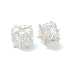 Brass Pave Cubic Zirconia Beads KK-H532-21C-S-1