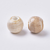 Handmade Porcelain Beads PORC-WH0002-05C-1