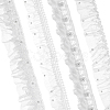 4 Bags 4 Styles Polyester Embroidery Lace Ribbons OCOR-MA0001-01-1