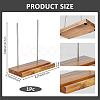 Wood Stainless Steel Display Stands ODIS-WH0010-51-2