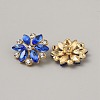 Flower Sew on Rhinestone FIND-WH0152-558KCG-01-2