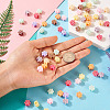 90Pcs 9 Colors Opaque Acrylic European Beads SACR-TA0001-30-6