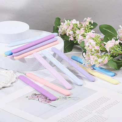 14Pcs 7 Colors Silicone Stirrers Rods DIY-CA0008-13-1