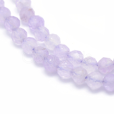 Natural Lavender Amethyst Beads Strands G-E411-20B-3mm-1