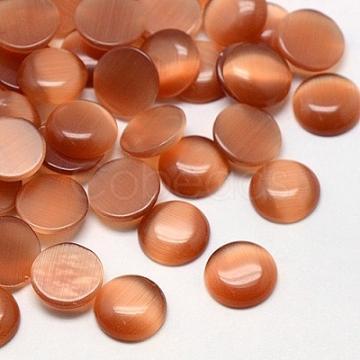 Cat Eye Cabochons CE-J002-8mm-20-1