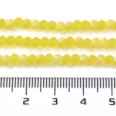 Imitation Jade Glass Beads Strands EGLA-YW0003-19B-14-1