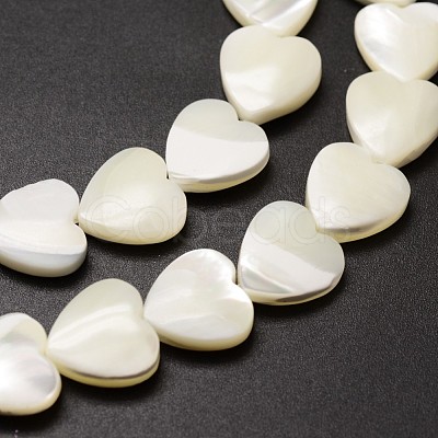 Natural Trochid Shell/Trochus Shell Beads Strands SSHEL-K012-01-A-1