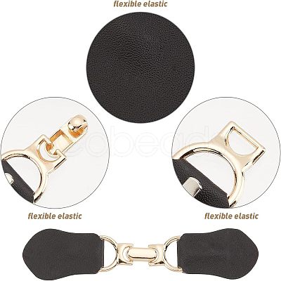 6 Sets Imitation Leather Toggle Buckle AJEW-FG0001-56-1