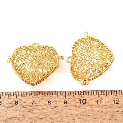 Brass Cage Pendants KK-CBA8ACD-02G-C-1