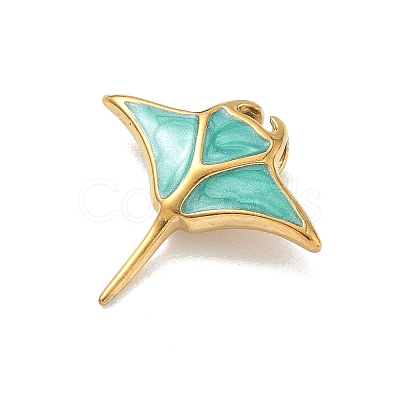304 Stainless Steel Enamel Pendants STAS-L316-23G-05-1