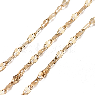 PVD Vacuum Plating 304 Stainless Steel Dapped Chains CHS-F011-15C-G-1