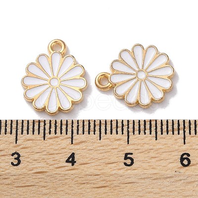 Alloy Enamel Pendants ENAM-O001-07I-G-1