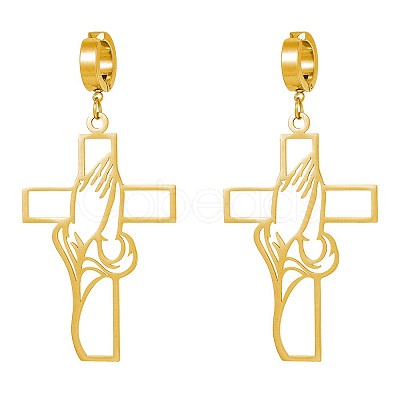 201 Stainless Steel Clip-on Earrings FS-WGD509B-05-1