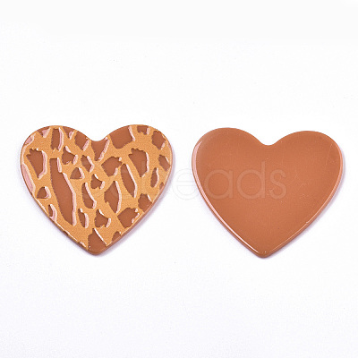 Opaque Printed Acrylic Cabochons MACR-N011-001-A02-1