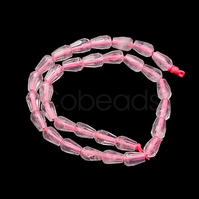 Natural Rose Quartz Beads Strands G-C080-B02-01A-1