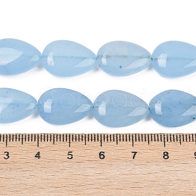 Natural White Jade Beads Strands G-Z105-B01-01B-1