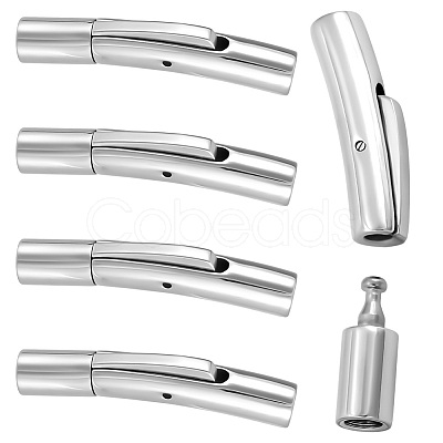 304 Stainless Steel Bayonet Clasps STAS-UN0001-88B-1