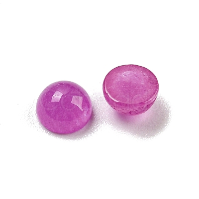 Natural White Jade Dyed Cabochons G-H309-03-37-1