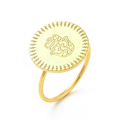 304 Stainless Steel Finger Rings for Women STAS-K248-01D-1