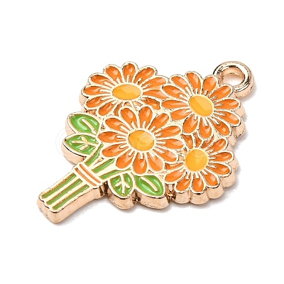 Alloy Enamel Pendants ENAM-I089-02G-03-1