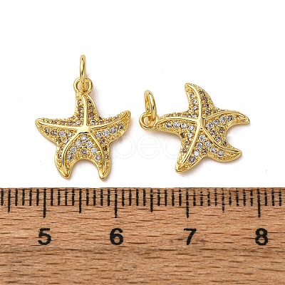 Brass Micro Pave Cubic Zirconia Pendants KK-A271-02G-G-1