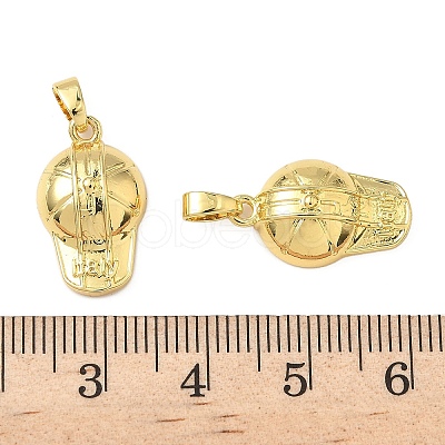 Brass Pendants KK-H076-15G-1