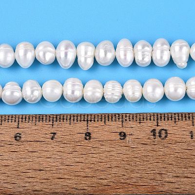 Natural Cultured Freshwater Pearl Beads Strands PEAR-N013-06G-02-1
