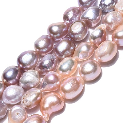 Natural Cultured Freshwater Pearl Beads Strands PEAR-N014-08D-02-1
