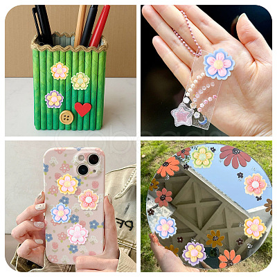 50Pcs Opaque Cartoon Resin Decoden Cabochons RESI-TA0005-64-1