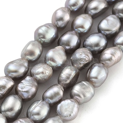Natural Keshi Pearl Cultured Freshwater Pearl Beads Strands PEAR-P062-25A-1