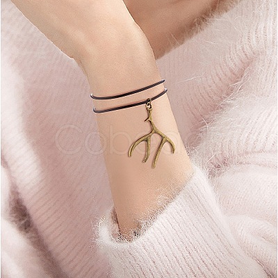 DIY Antler Shape Earring Making Kit DIY-SZ0009-11-1
