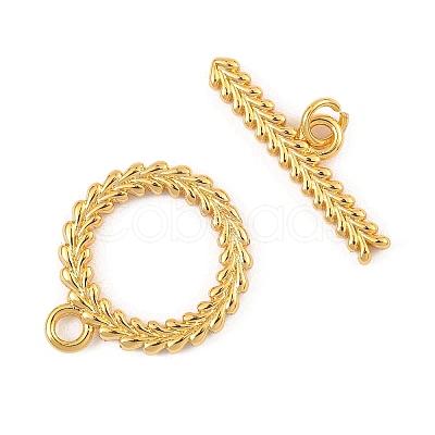 SHEGRACE Brass Toggle Clasps XGR0124G-135G-1