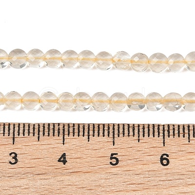 Natural Lemon Quartz(Heated) Beads Strands GG-NH0007-E01-02-1