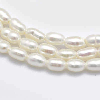 Natural Cultured Freshwater Pearl Beads Strands PEAR-F007-83-1