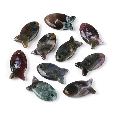 Natural & Synthetic Mixed Gemstone Pendants LS-G-N342-106-1