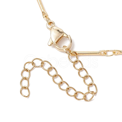 Brass Slider Necklace Makings AJEW-JB01275-01-1