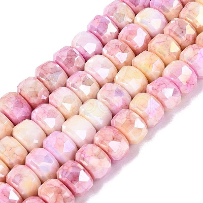 Anti-Tarnish Electroplate Glass Beads Strands GLAA-T025-10mm-11E-1