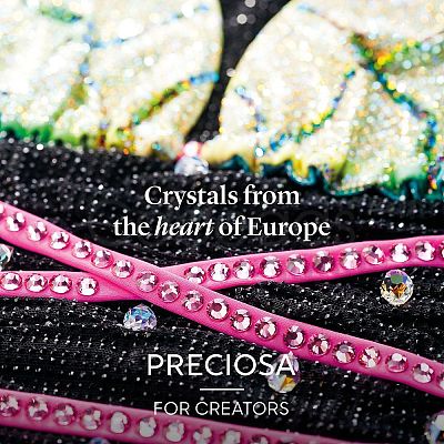 Preciosa® Crystal Hotfix Flatback Stones Y-PRC-HSS12-00520-1