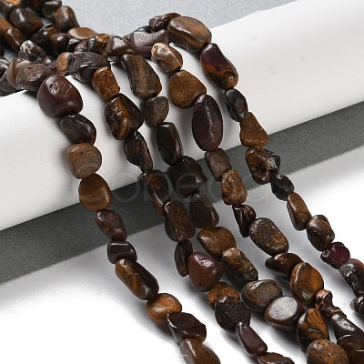 Natural Soil Opal Beads Strands G-P497-01C-13-1