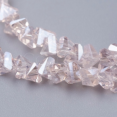 Electroplate Glass Beads Strands X-EGLA-J146-4mm-AB02-1