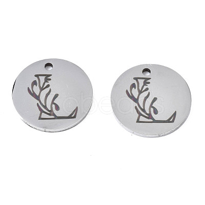 Non-Tarnish 304 Stainless Steel Charms STAS-T059-26P-L-1