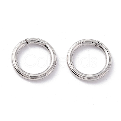 Non-Tarnish 304 Stainless Steel Open Jump Rings X-STAS-C040-01I-P-1