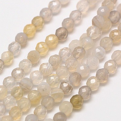 Natural Botswana Agate Beads Strands X-G-A129-3mm-18-1