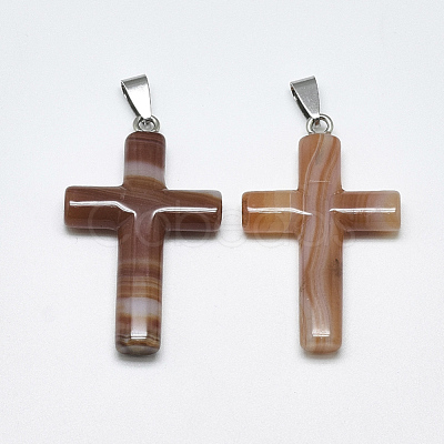 Natural Carnelian Pendants G-T122-18F-1