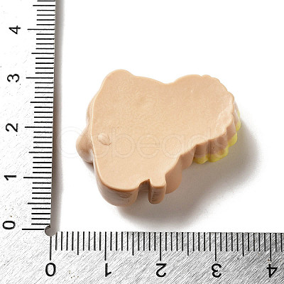 Opaque Resin Decoden Cabochons CRES-L042-A05-1