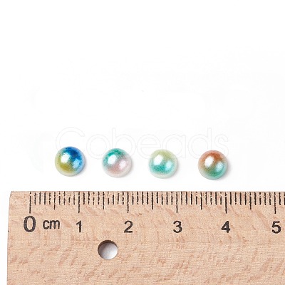 Imitation Pearl Acrylic Cabochons OACR-R063-6mm-M-1