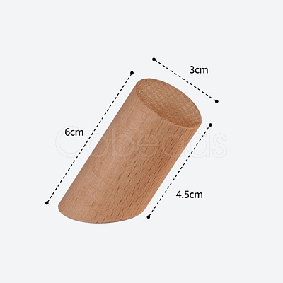 8 Sets Beech Wood Hook FIND-GO0004-48-1-1